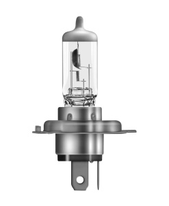 Bec auto H4, 60/55W, pentru faruri, halogen, lumina alba, Osram - Img 1