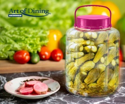 BORCAN STICLA CU CAPAC PLASTIC 15L, ART OF DINING BY HEINNER - Img 3