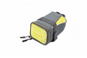 BORSETA SA PEGAS CU SEMNALZARE 30LED, CULOARE LED GALBEN ROSU, BATERIE LITIU REINCARCABILA 650MAH, 180X120X110MM, GRI GALBEN