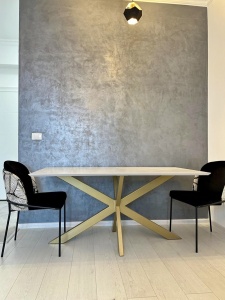 Cadru masa metalic, Octopus, 1140 x 800 x 710 mm, Auriu - Img 2