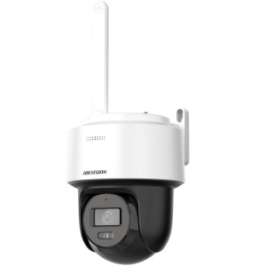 Camera de supraveghere IP PT Hikvision DS-2DE2C400MWG-4G(2.8MM), lentila fixa: 2.8mm, iluminare: Color: 0.005 Lux @ (F1.6, AGC ON),B/W: 0 Lux cu IR: 30m, lumina alba: 30m, microfon si difuzor incorporat, slot card de memorie: microSD/microSDHC/microSDXC
