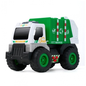 CAMION DE SALUBRITATE CU LUMINI, SUNETE SI DETALII MOBILE, MOMKI - Img 3