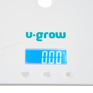 Cantar digital corporal 2in1 pentru bebe si mama, U-Grow, Display LED, blueetoth, Auto off, Functie Tara, 100kg, Alb - Img 5