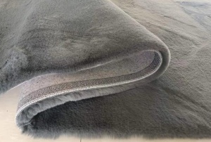 Covor blanita, 70 x 140 cm, Shaggy, Gri antracit, Heinner - Img 2