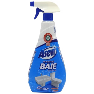 Dezinfectant spray pentru baie Anticalcar si Antimucegai Asevi 750ml