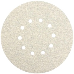 Disc abraziv 225 mm, granulatie 240, autoadeziv, 10 gauri