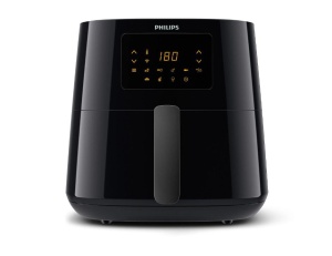 Friteuza fara ulei Philips HD9280/90 Airfryer Essential Collection, capacitate 6.2 L, Rapid Air, Digital, Wifi, 7 presetari, Corp negru/Maner negru - Img 2