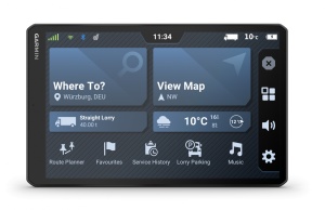 GPS Garmin Dezl LGV1020, tip afisaj IPS panoramic de 10,1", TFT color, cu panou tactil capacitiv pe lentilă, rezolutie 1280 x 800 pixeli, durata de viata baterie pana la 2 ore - Img 2