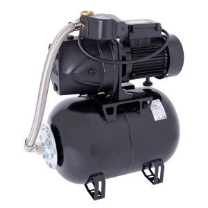 Hidrofor cu pompa autoamorsanta, 1150 W, fonta, debit 4800 l/h, inaltime refulare 49 m, vas de expansiune 24 Litri, Negru - Img 2