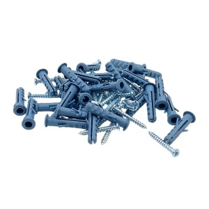 Holzsuruburi 3 x 30 mm, diblu 5 x 25 mm, prin bataie, set 14 bucati, Bossram