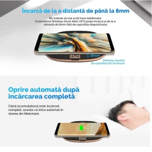 Incarcator wireless rapid iHunt negru - Img 4