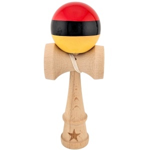 Kendama X, Original Super Sticky, din lemn, 18 cm, diverse modele