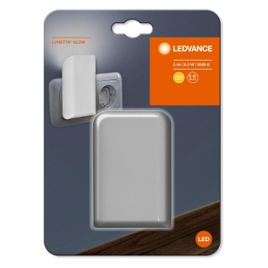 Lampa de veghe Ledvance LUNETTA Glow White cu senzor de lumina, 0.28W, 5lm, lumina calda (3000K) - Img 1