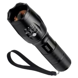 Lanterna tactica X900, zoom ajustabil, 5 moduri de iluminare, 14 x 3.5 x 3.5 cm