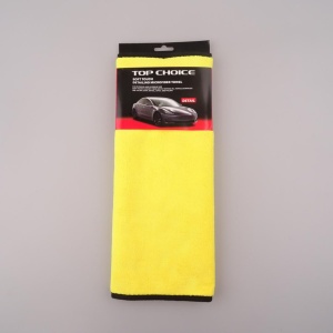 "Laveta Auto Microfibra 38x45cm. Este speciala pentru curatarea masinii, este fabricata dintr-o microfibra ultra-groasa premium de 800 GSM care asigura capacitatea superioara de absorbtie a apei, moliciune si rezistenta Material:85% poliester si 15% - Img 4