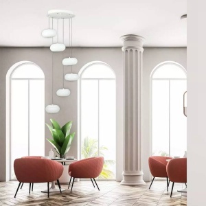Lustra LED 6 pendule 200cm V-TAC - Img 4
