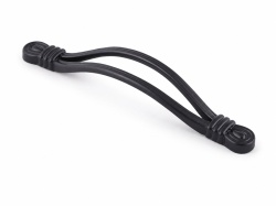 Maner 0937, pentru mobilier, 128 mm, negru mat