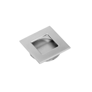 Maner ingropat patrat aluminiu mat 40x10mm