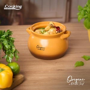 OALA CERAMICA CU CAPAC 12x11 CM, 2 L, NICOLAI TAND, ORIGINI, COOKING BY HEINNER - Img 9