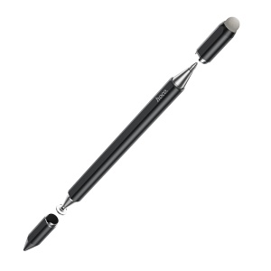 Pen digital, 3 in 1, stylus, compatibil telefon sau tableta, Hoco GM111, Negru