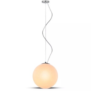 Pendul Bec Sticla cromat V-TAC D250 - Img 2