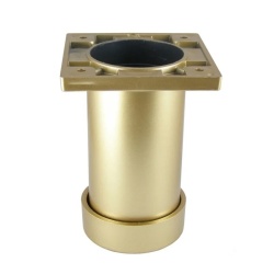 Picior mobilier Sedef, D 55, H 80, reglabil, din ABS, finisaj auriu