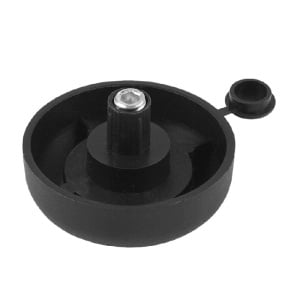 Picior reglabil, D50 x H17, set 4 bucati, Negru - Img 1
