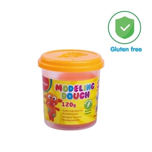 Plastilina la borcan, 120 g, Portocaliu