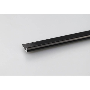Profil aluminiu tip J 18mm 1m negru lucios