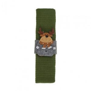Prosop Heinner de bucatarie cu inel servet Craciun