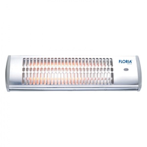Radiator de perete, 1200 W, 2 rezistente, 2 trepte incalzire, ZLN-2997, Floria, Argintiu