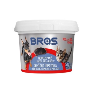 Repelent pentru cartite, caini si pisici, 450 g, Bros