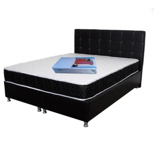 Saltea cu arcuri, Superortopedica Luna 180x200x20 cm, cu plasa de arcuri Bonell, sistem de aerisire perimetral, Saltsib - Img 3