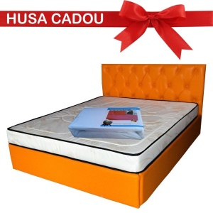 Saltea cu spuma, Venus Eco Memory 160x200x17cm, cu spuma poliuretanica, memory foam 2 cm, fermitate mediu spre tare, Saltsib - Img 2
