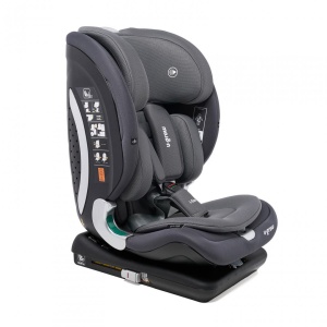 Scaun auto I-size U-Grow Goldfix Plus, isofix, 76-150 cm (9-36 kg), boxa bluetooth, gri - Img 3
