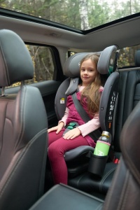 Scaun auto I-size U-Grow Goldfix Plus, isofix, 76-150 cm (9-36 kg), boxa bluetooth, gri - Img 13