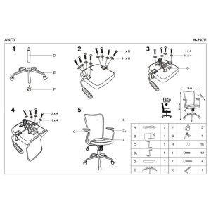 Scaun birou copii HM Andy, Mesh Stofa, Ergonomic, Cadru metalic, Inaltime ajustabila, Mecanism de balans, 102 Kg, Roz - Img 3