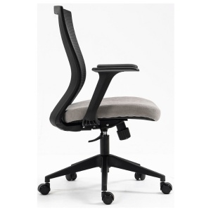 Scaun birou ergonomic SL Q328, mesh, inaltime reglabila, roti pivotante, cadru polipropilena, 136 kg, negru gri - Img 2
