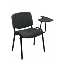 Scaun conferinta cu masuta rabatabila HRC 606, ergonomic, stofa, cadru metalic, 120 kg - Img 2