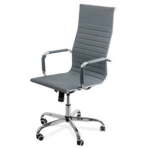 Scaun de birou OFF 802M, ergonomic, spatar inalt, mecanism balans, roti gumate, 100 kg