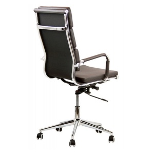Scaun directorial OFF 808, piele ecologica, mecanism de balans, baza metalica, rotativ, inaltime ajustabila, 110 kg - Img 3