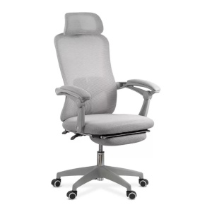 Scaun ergonomic cu tetiera OFF 430, mesh, suport picioare, polipropilena, 100 kg