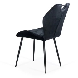 Scaun living BUC204, catifea, structura metalica, ergonomic, spatar cu maner, 120 kg - Img 2