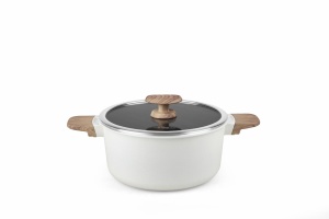 SEMIOALA ALUMINIU+CAPAC 24x12CM,4.7 L, WILD STONE, COOKING BY HEINNER - Img 2