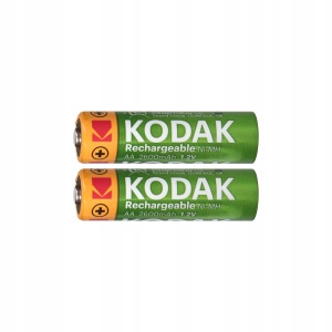 Set 2 baterii reincarcabile Kodak AA R6 2600 mAh, Ni-MH, 1.2V