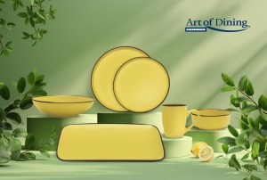 SET 6 FARFURII DESERT CERAMICA 20 CM, MEDEEA, ART OF DINING - Img 5