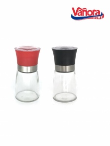 SET DOUA RASNITE CERAMICE SARE&PIPER 13.5CM, ROSU/NEGRU, VANORA HOME