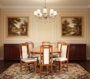 Set masa living SB Nork plus 6 scaune SB Tim cires