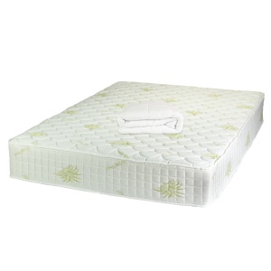 Set Saltea cu arcuri impachetate individual, Pocket Spring Milano, 140x200x24cm, fermitate mediu spre soft, sistem de aerisire perimetral, Saltex plus pilota vara microfibra, lavabila la 95 C,180x200cm