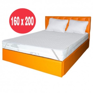 Set Saltea cu spuma 5 zone de confort Helios Memory HR Zone Comfort 160x200x22cm, spuma poliuretanica HR, memory foam 2 cm, husa detasabila hipoalergenica, fermitate medie-tare, Saltsib plus 2 perne matlasate, 50x70cm si protectie lavabila la 95 C - Img 2